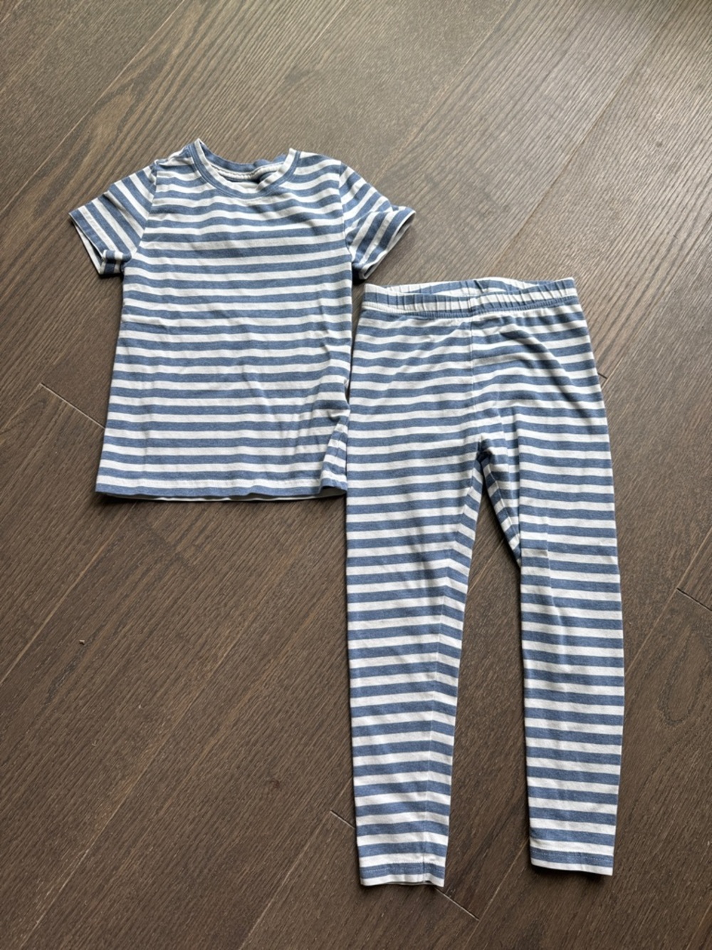 Soma Blue & White Striped Kids Pajama Set
